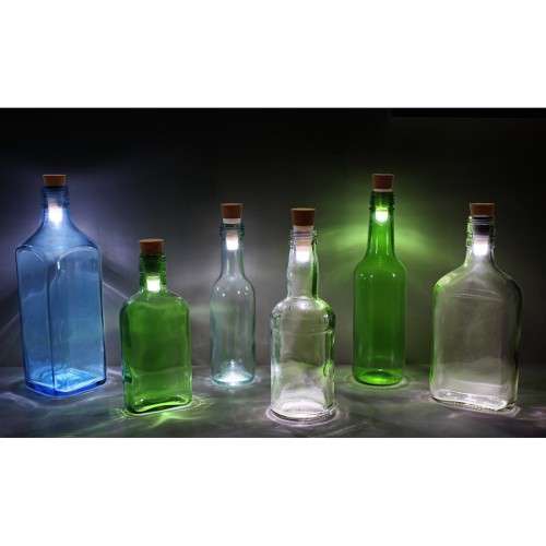 Bouchon lumineux, Recyclez vos bouteilles en lampes déco