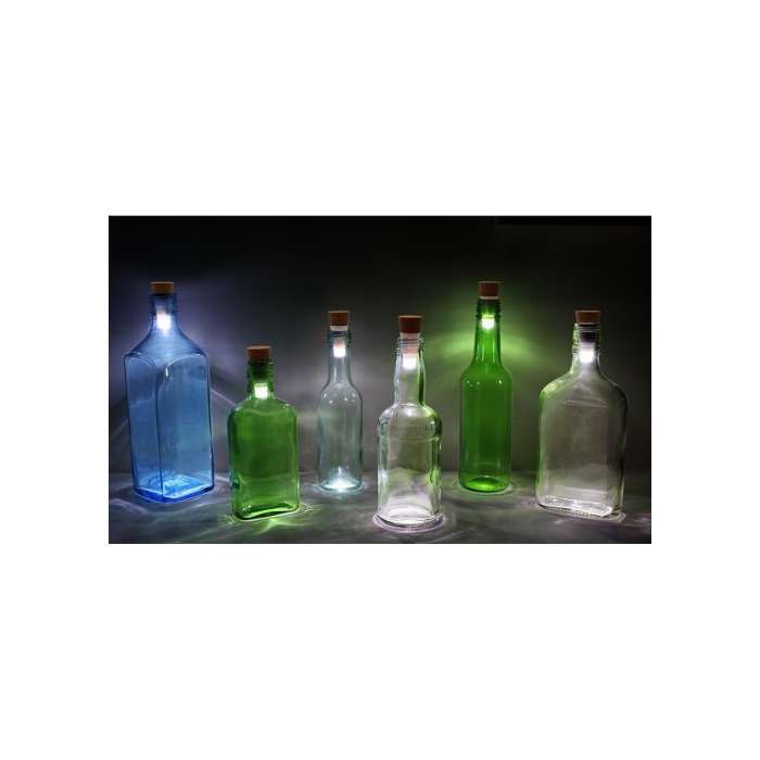 Bouchon lumineux, Recyclez vos bouteilles en lampes déco