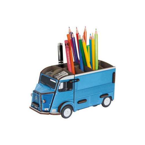 Pot à Crayon Camionnette Citroen HY bleu - Werkhaus