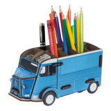POT A CRAYON camionnette citroen Type H bleu