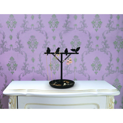 Présentoir à bijoux, oiseaux
