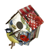 Cabane à Oiseaux, décoration murale "Poppy seed" , MIHO / ROSE BUNKER