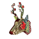 Trophée Tête de Cerf - Miho "Flower blow up"
