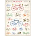 Poster les Bicyclettes Affiche velo Vintage - Cavallini 