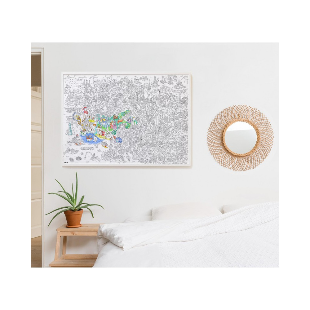 Poster à Colorier géant la Bretagne - OMY