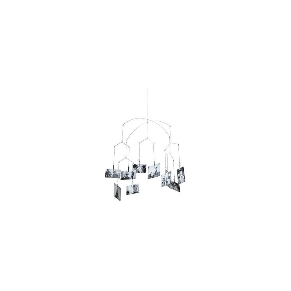 Mobile à photos, suspension Inox