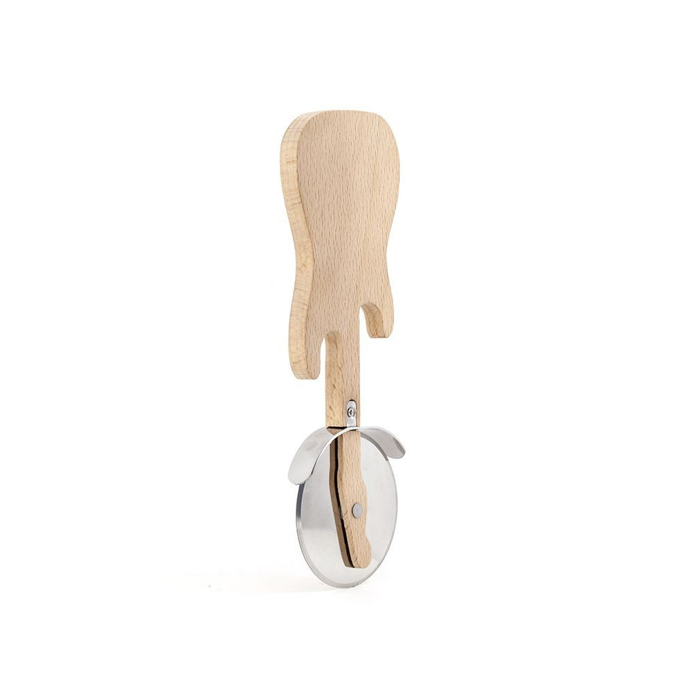Couteau Roulette à Pizza,  Guitare en bois