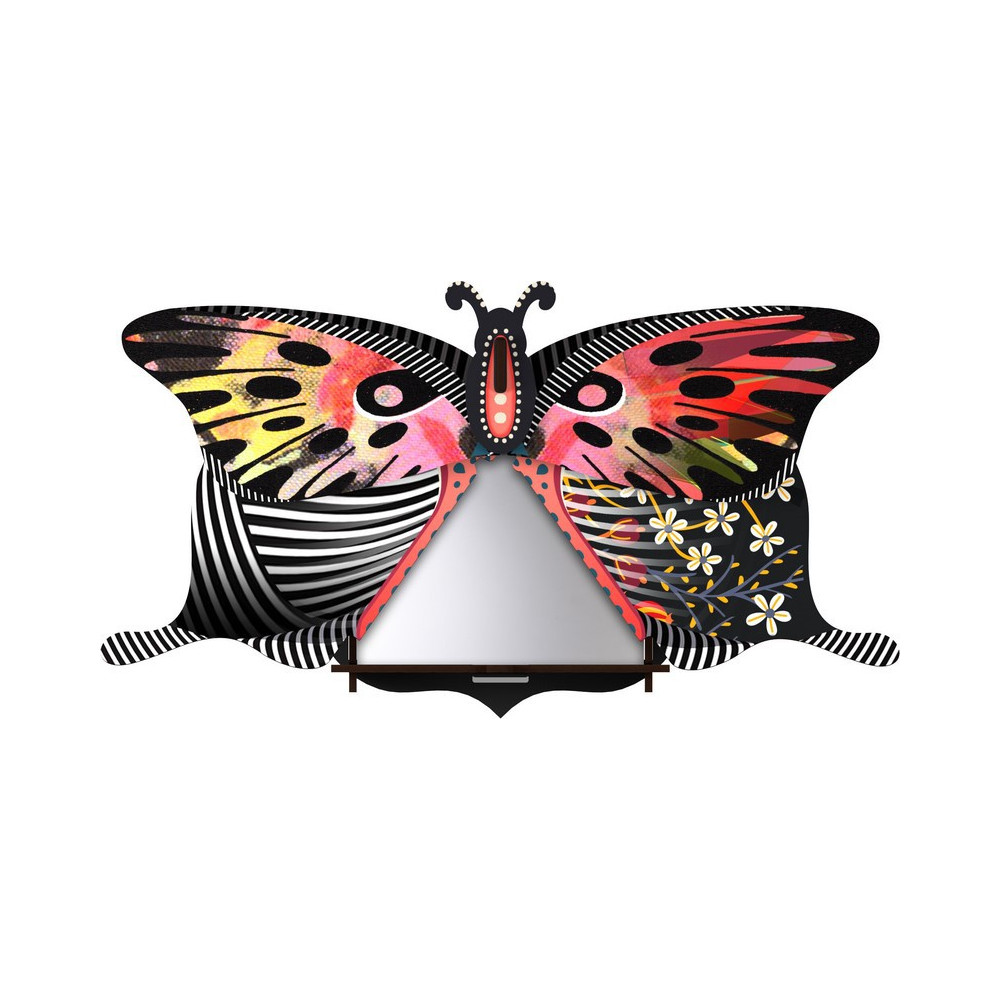 Boite vide-poche et miroir, Papillon, Violetta - MIHO