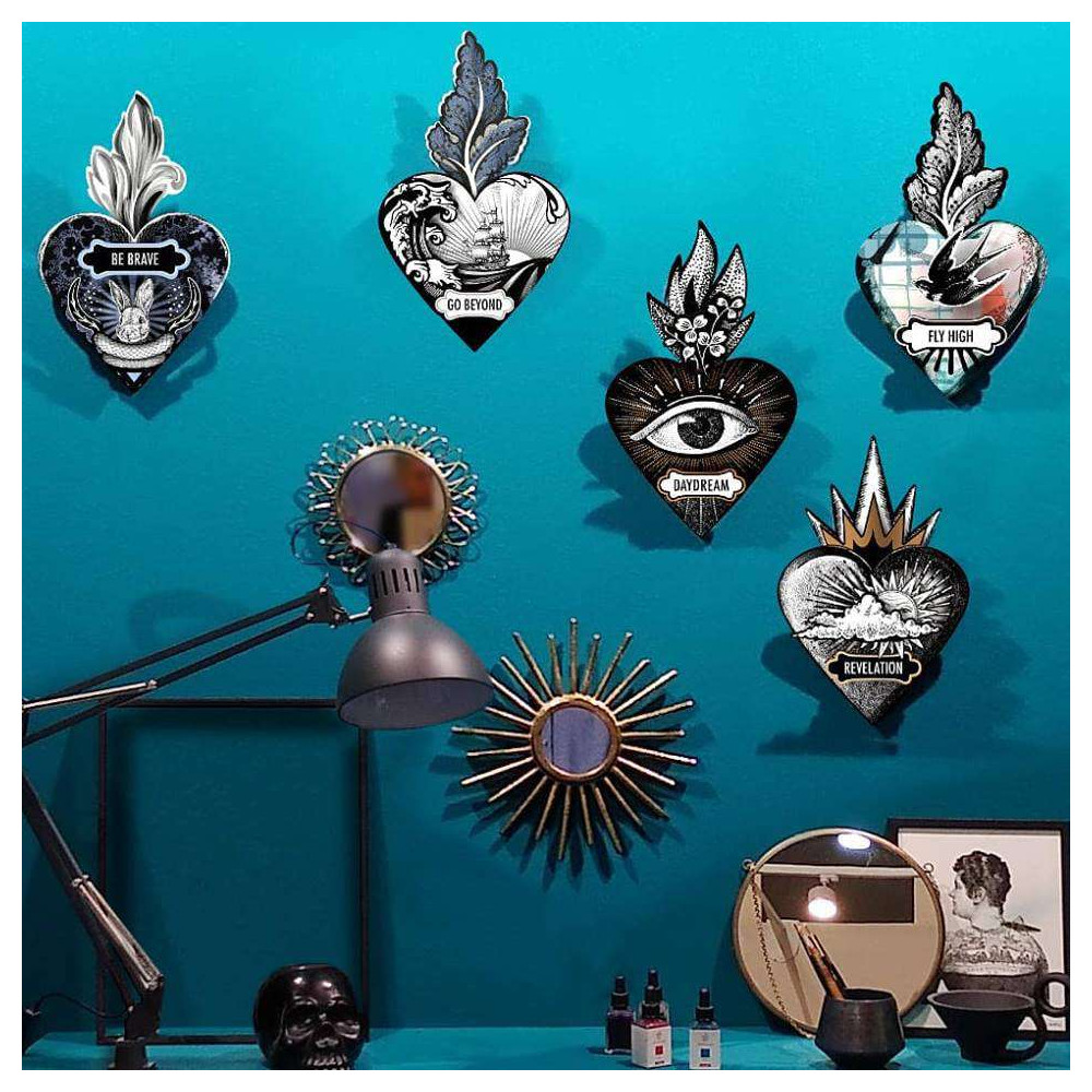 Ex-Voto, Coeur décoratif, Message - MIHO 