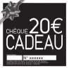 Chèque Cadeau 20€, belle Idée Cadeau
