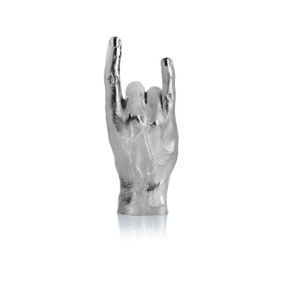 Sculpture main, Rock , Argent