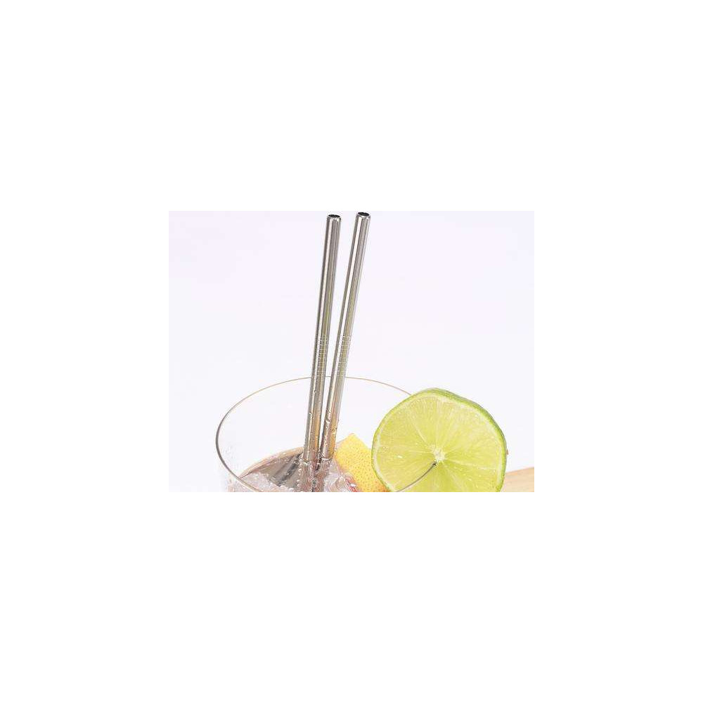 Pailles Inox, x10, Réutilisable, no plastic - Kikkerland