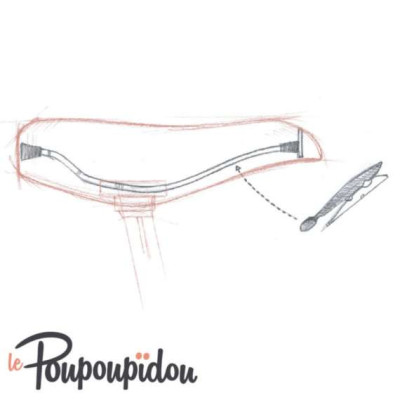 Pince à Jupes pour Vélo - POUPOUPIDOU France