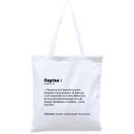Totebag Copine, sac coton réutilisable