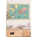 Affiche Carte du monde, planisphère actualisé