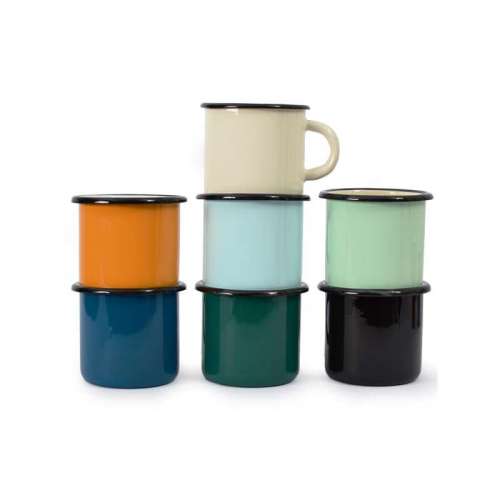 Mug Emaille / Tasse Emaillée -Métal couleurs