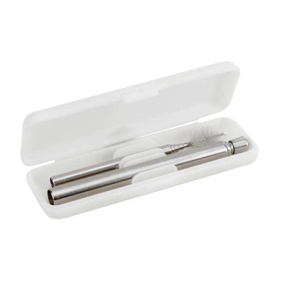 Paille Réutilisable de Voyage, Inox,  no plastic - Kikkerland