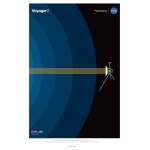 Affiche NASA , voyager 2, poster satellite, fusée