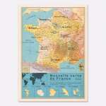 Affiche Carte de France, nouvelle région