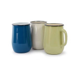 Carafe en métal émaillé, Pichet couleur