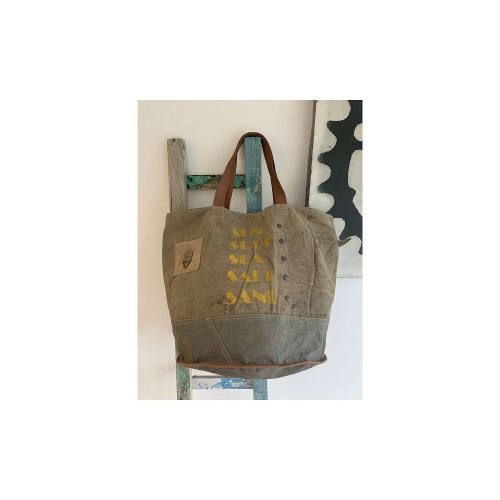 Grand Sac en toile militaire - Retro 