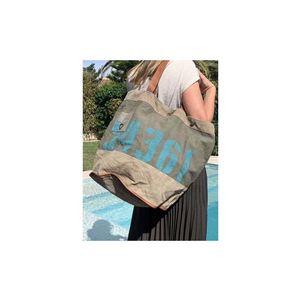 Grand Sac en toile militaire - Retro 