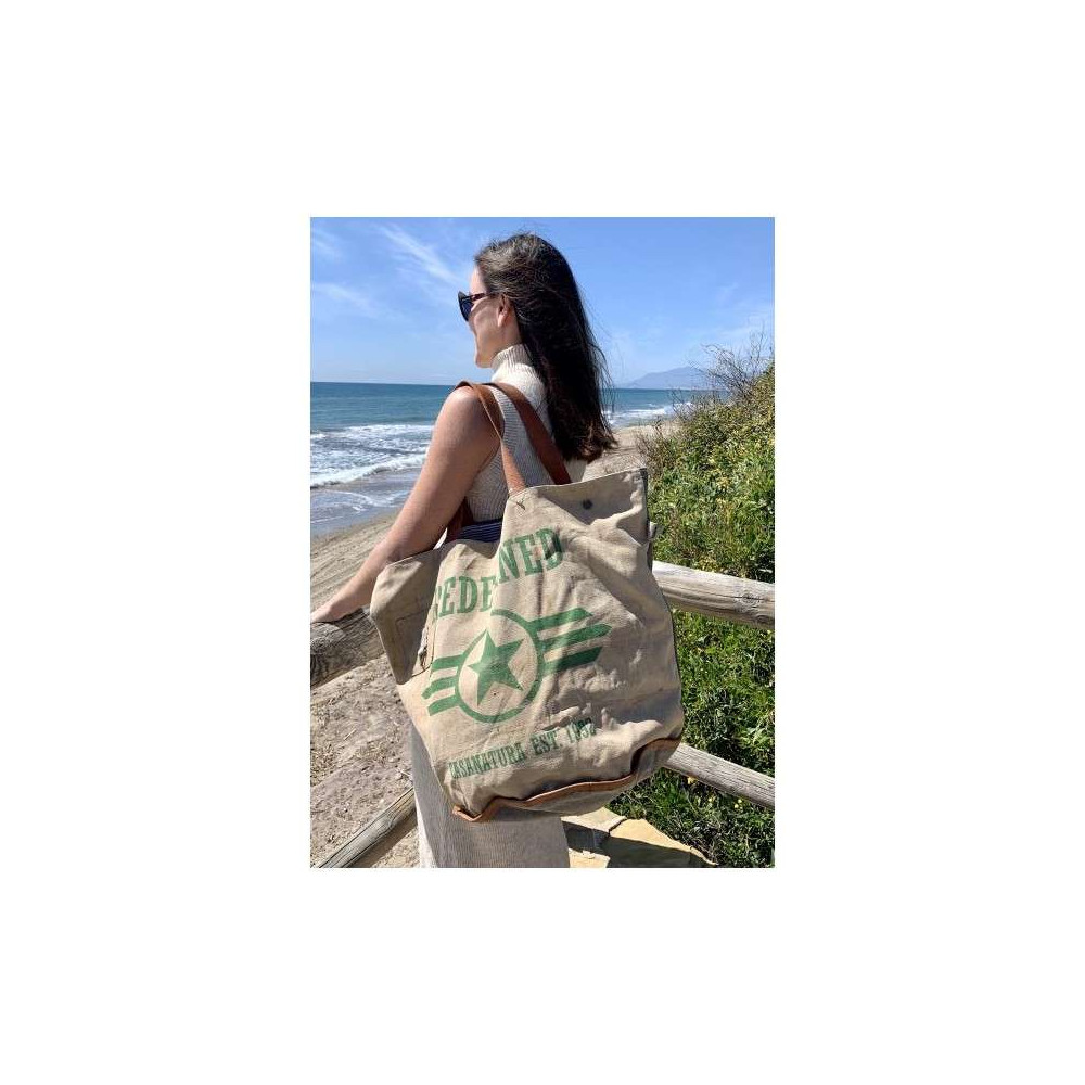 Grand Sac en toile militaire - Retro 