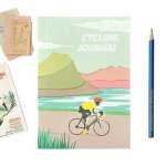 Journal de Voyage, vélo, Carnet de Note, 100% Recyclé