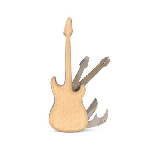 Guitare Multi-outils en bois et Inox