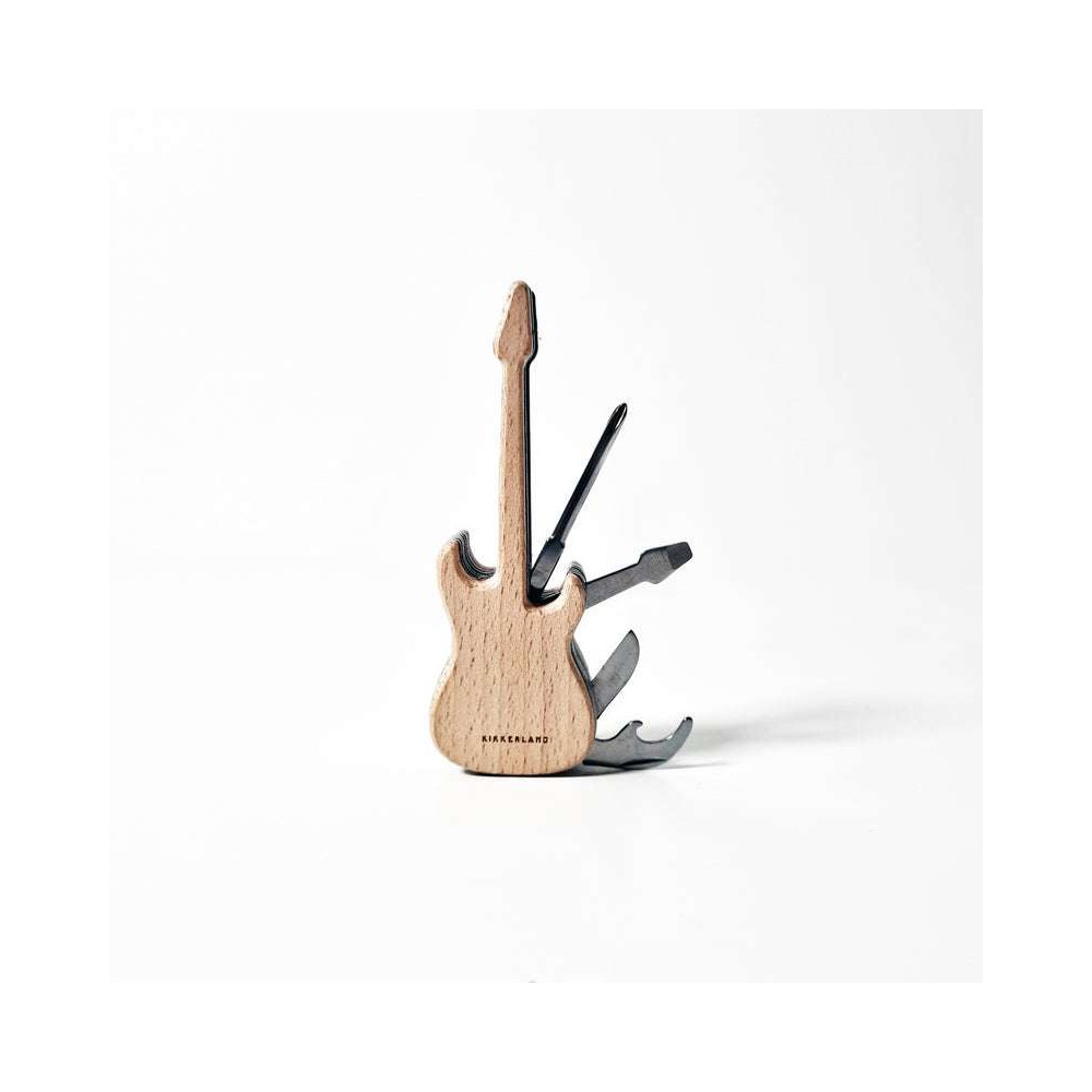 Guitare Multi-outils en bois et Inox