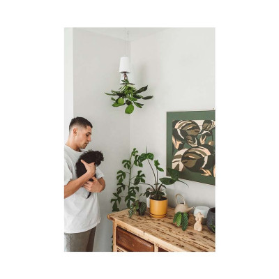 Sky Planter, Pot de fleurs suspendu auto-arrosant