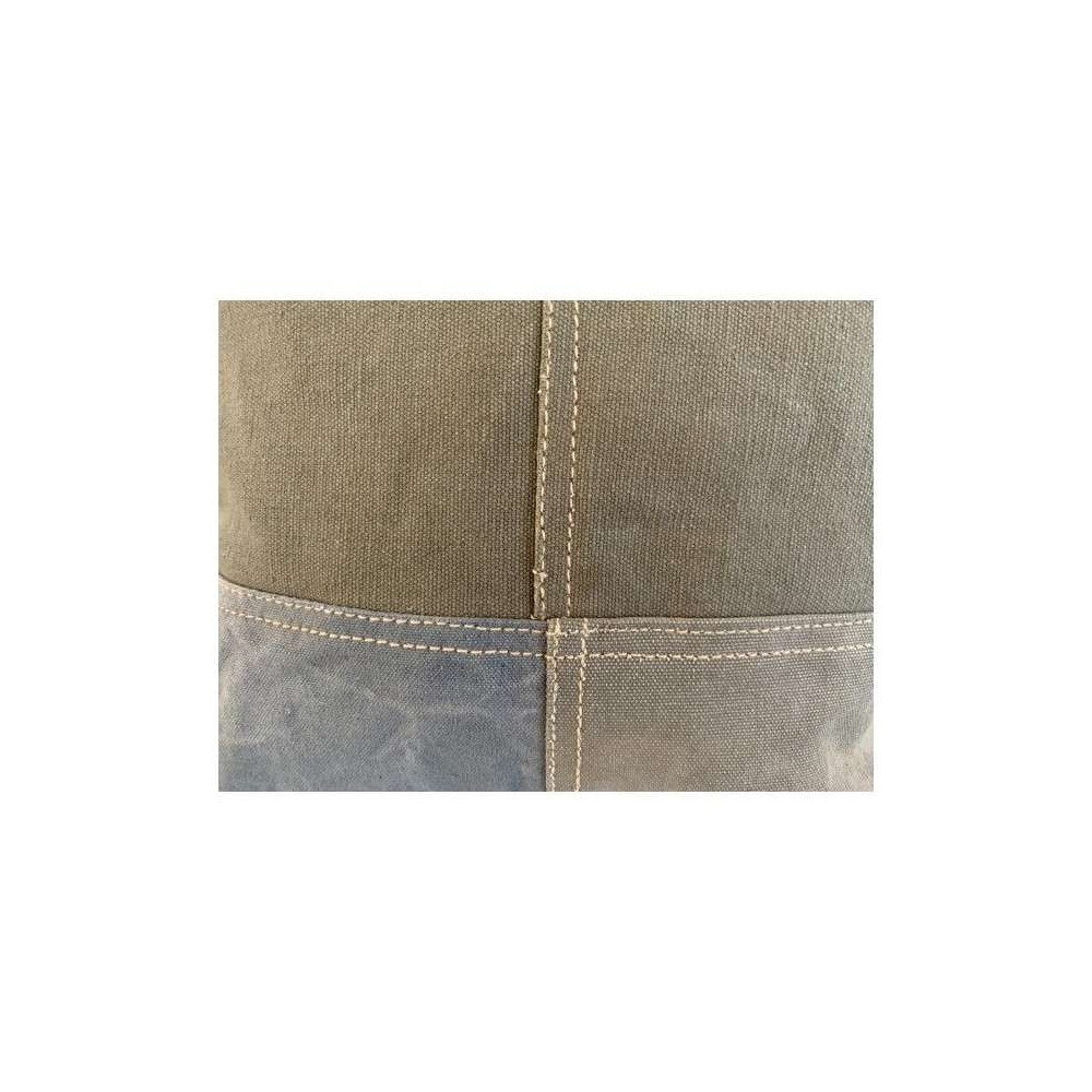 Sac à main en toile militaire recyclée  - Evelyn