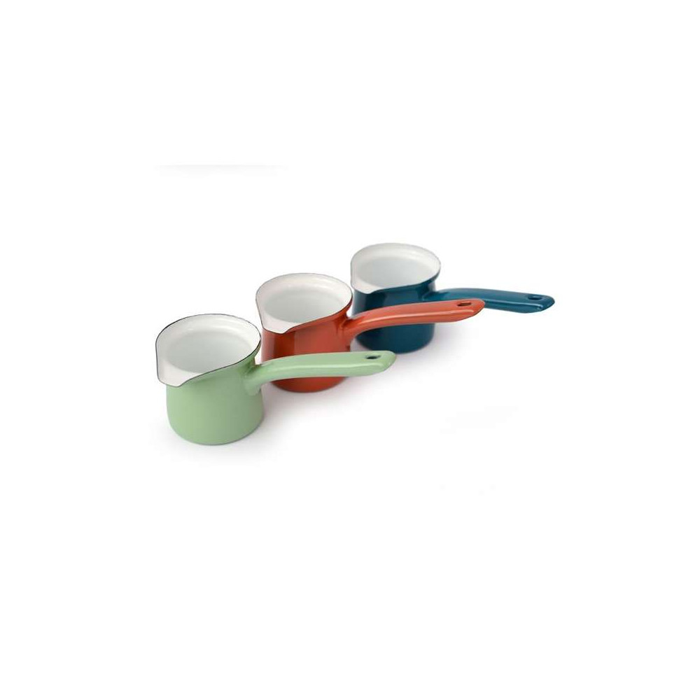 Pot à lait, café, sauce en Métal Émaillé  de couleur