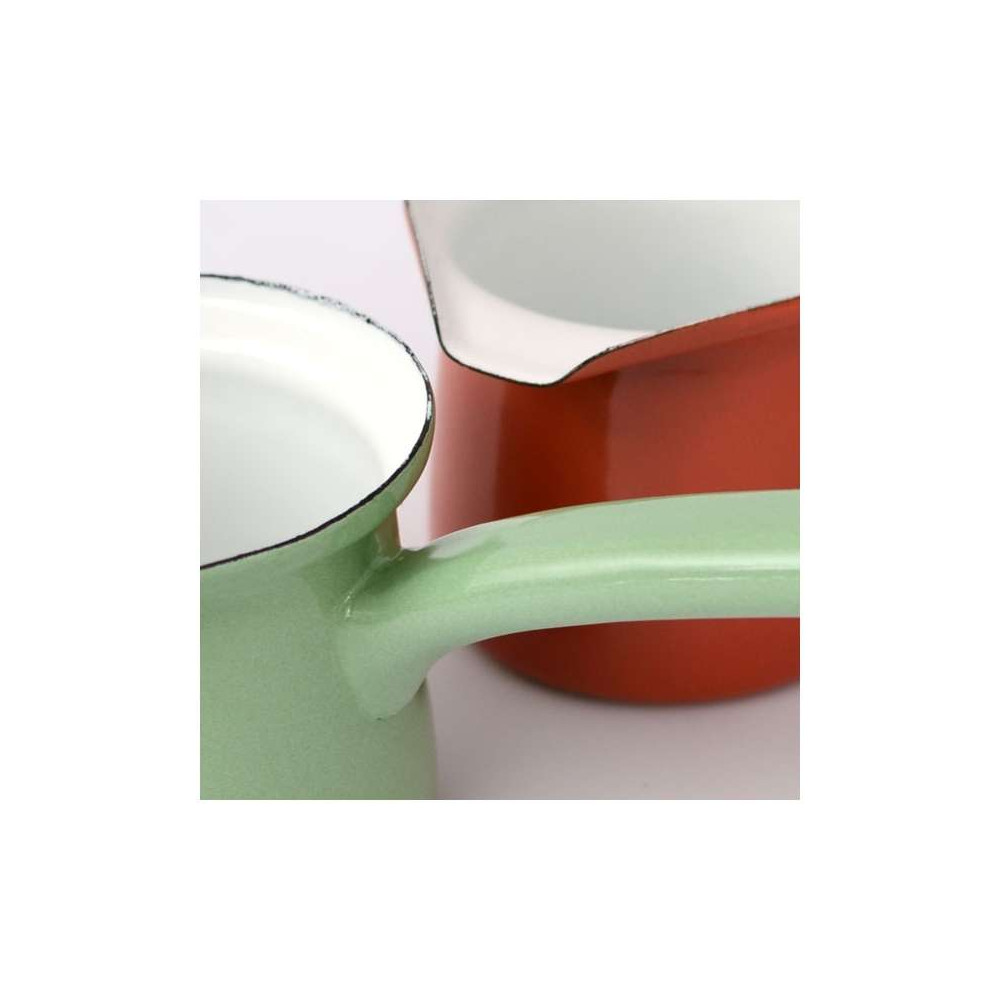 Pot à lait, café, sauce en Métal Émaillé  de couleur