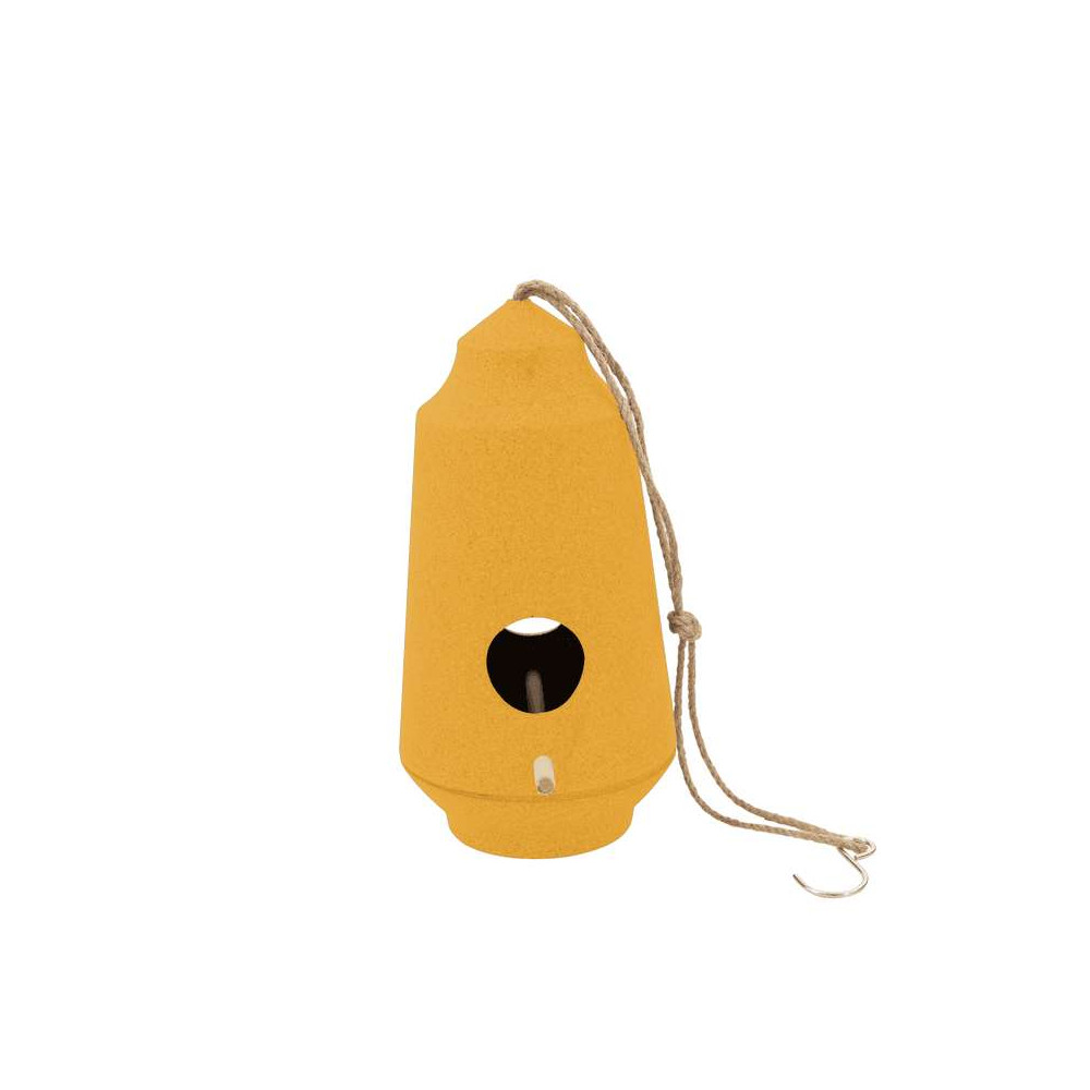 Nichoir à oiseaux en fibre de bambou, Gland ocre