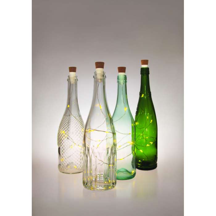 Guirlande lumineuse, bouchon, Recyclez vos bouteilles / ROSE BUNKER