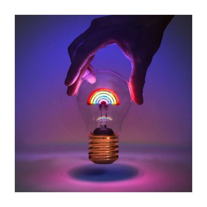 Ampoule à LED Rechargeable, Arc en Ciel, déco