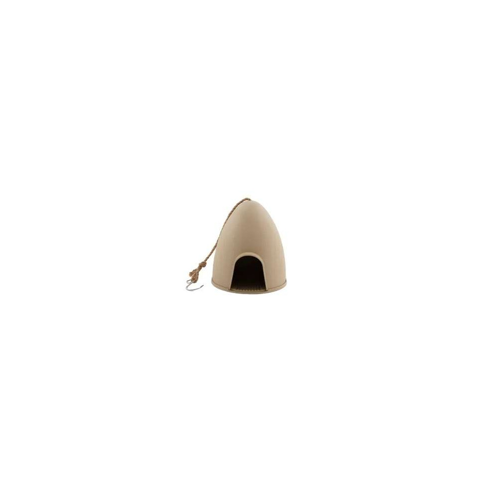 Mangeoire à Oiseaux en Fibre de Bambou, Beige, Ecologique
