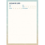 Carnet de Voyage spécial Surf, kite...