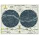 Puzzle 1000pc, Carte du Ciel, constellations, vintage