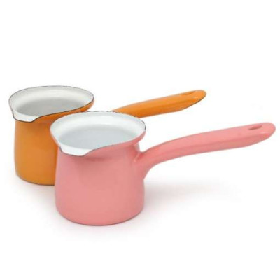 Pot à lait, café, sauce en Métal Émaillé  de couleur