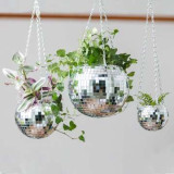 Suspension Plantes d'intérieurs, Boule à Facettes Disco