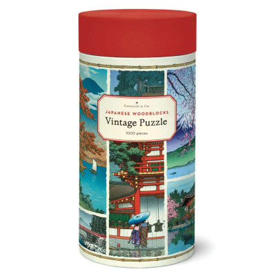 Puzzle 1000pc, Estampes Japonaises, vintage ,CAVALLINI