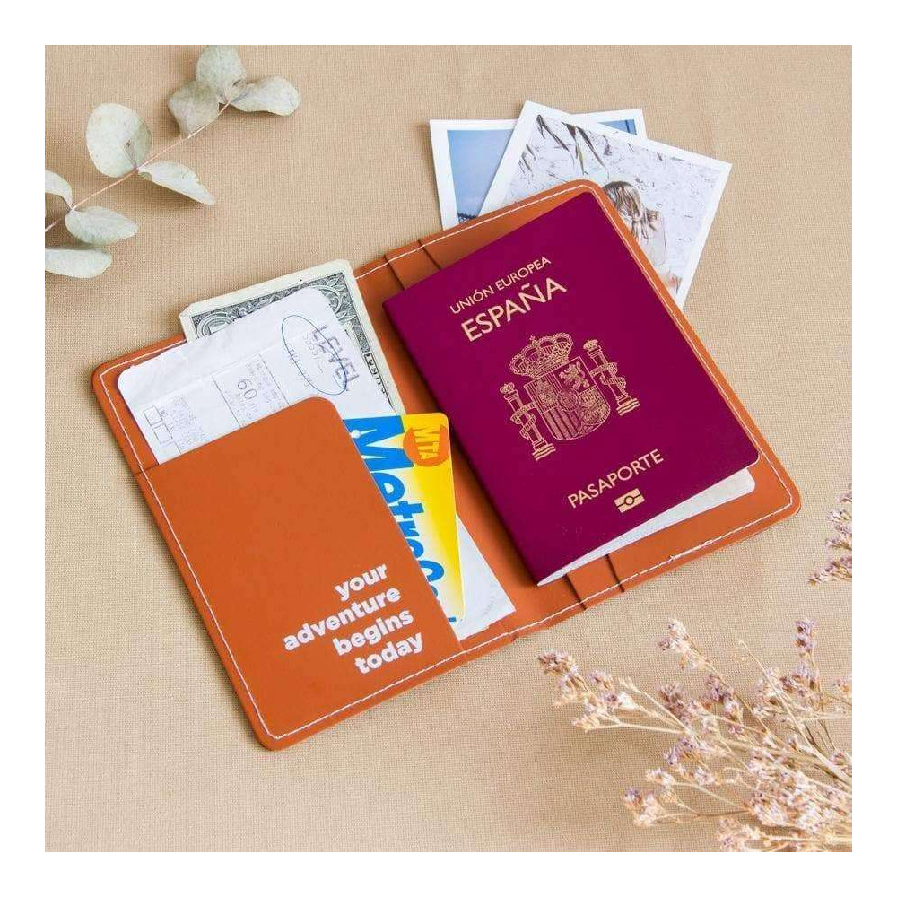 Etui Passeport, Protection en Cuir Recyclé
