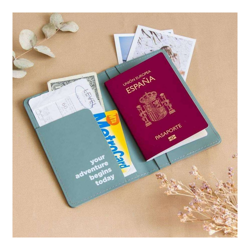 Etui Passeport, Protection en Cuir Recyclé