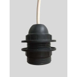 Suspension en Tissu, Lampe Ovale 60cm