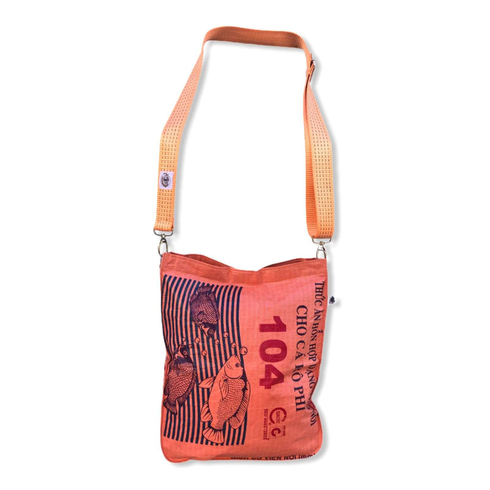 Sac Bandoulière, Besace en Tissu recyclé