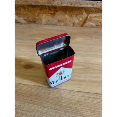 Boite Marlboro en Tôle, Etui Cigarette,  Broc