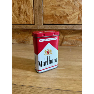 Boite Marlboro en Tôle, Etui Cigarette,  Broc