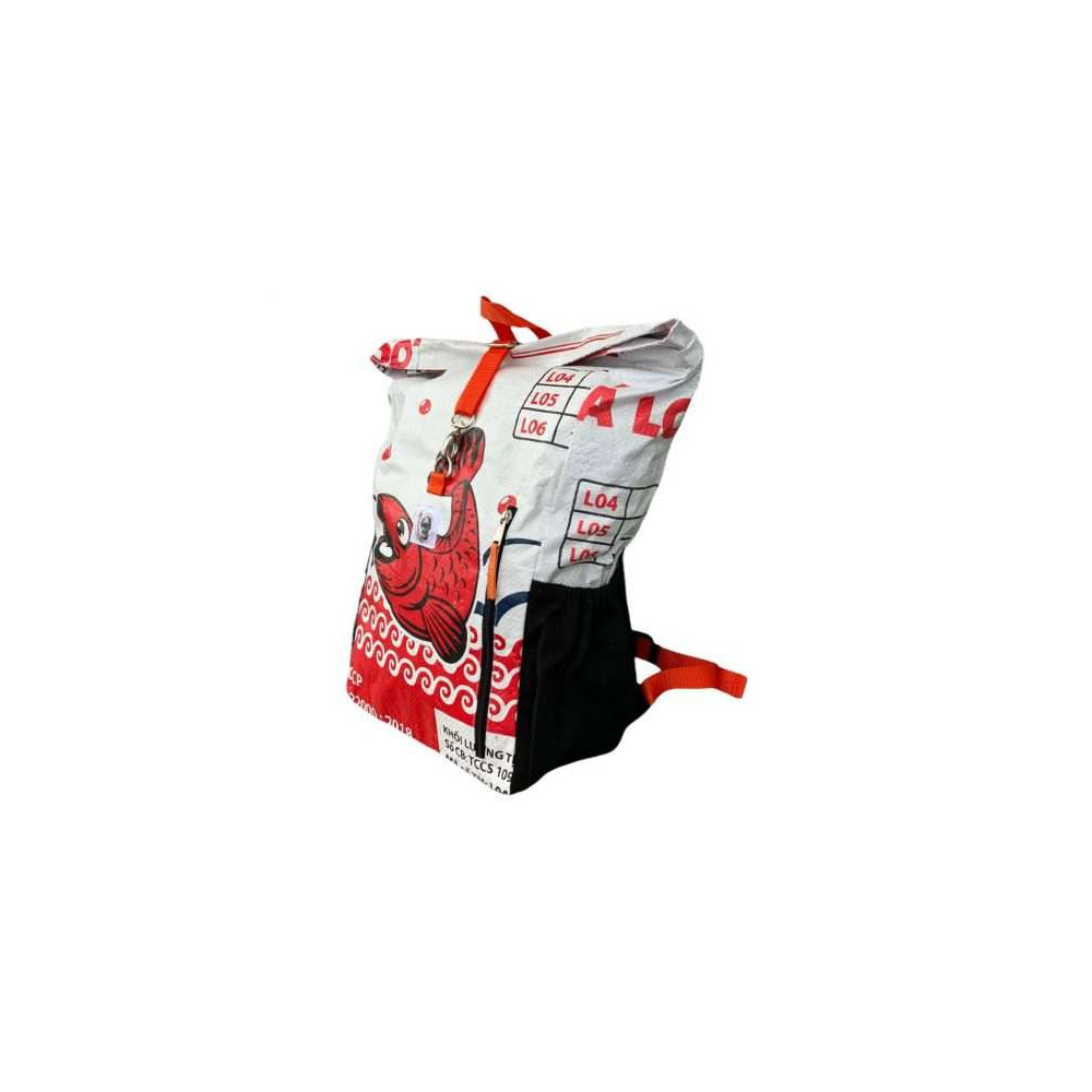 Sac à Dos Unique en Toile recyclé, Pour l'aventure